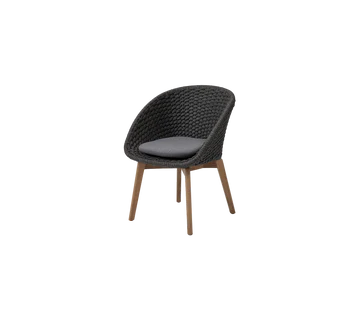 Cane-line Peacock Chair with Teak Legs-Beaumonde