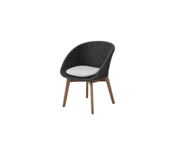 Cane-line Peacock Chair with Teak Legs-Beaumonde