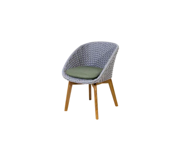 Cane-line Peacock Chair with Teak Legs-Beaumonde