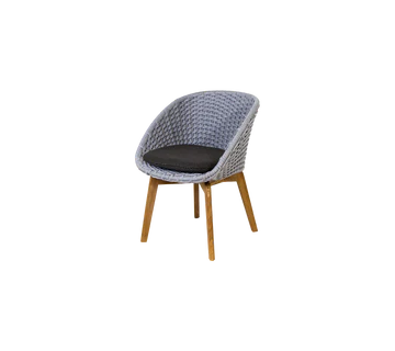 Cane-line Peacock Chair with Teak Legs-Beaumonde