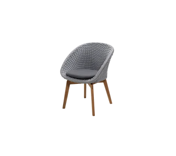 Cane-line Peacock Chair with Teak Legs-Beaumonde