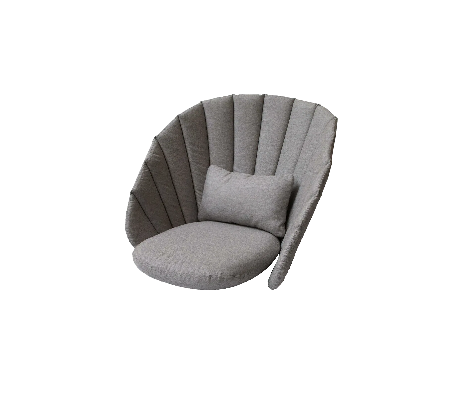 Cane-line Peacock Lounge Chair with Teak Legs-Beaumonde