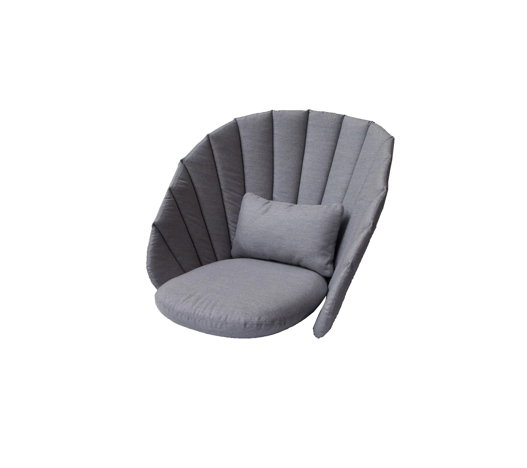 Cane-line Peacock Lounge Chair with Teak Legs-Beaumonde