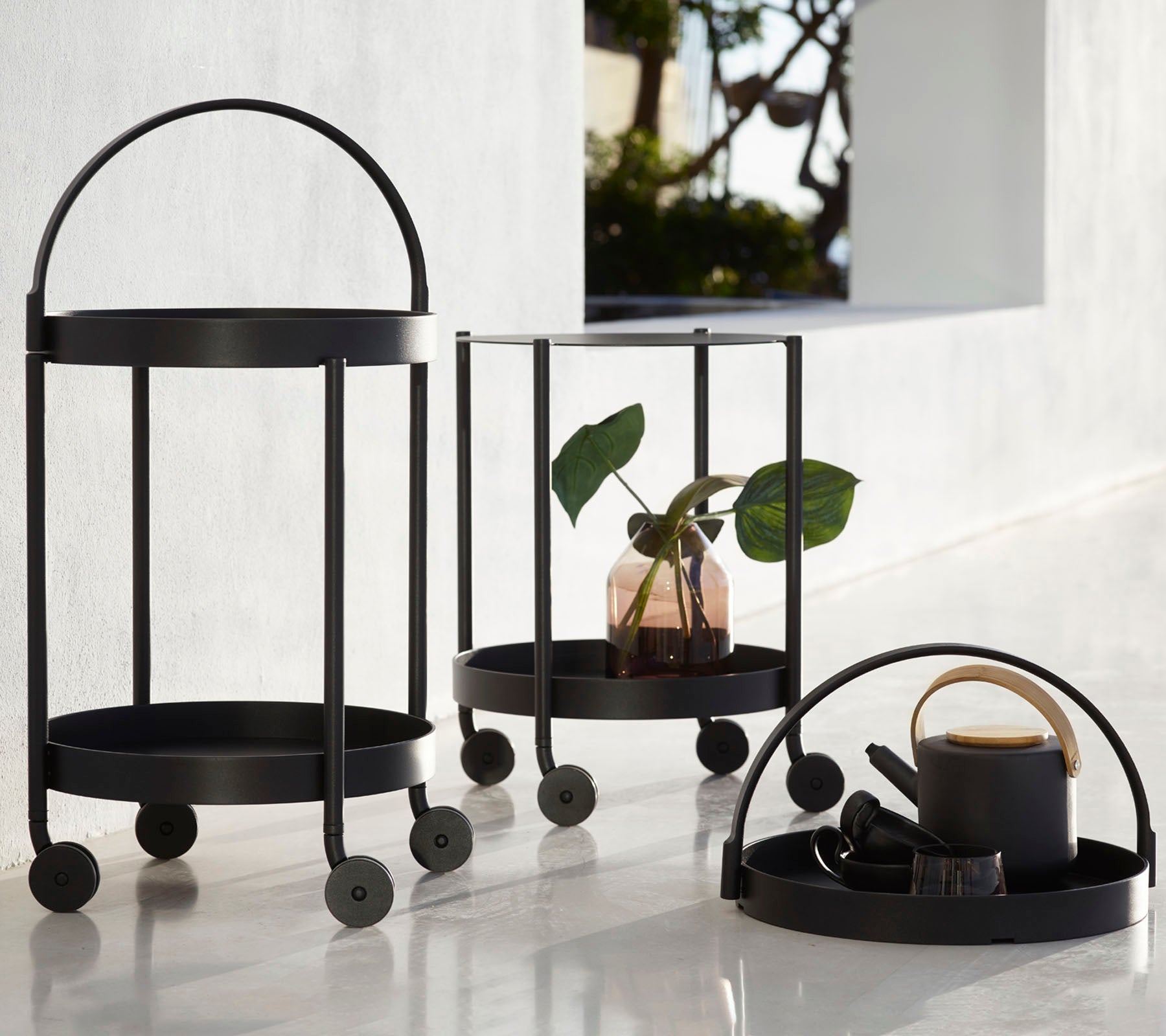 Cane-line Roll Trolley-Beaumonde
