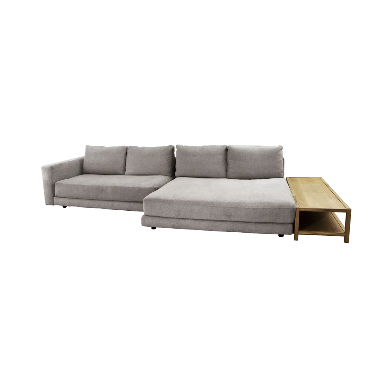 Cane-line Scale 2-Seater Sofa with Double Daybed, Armrest & Table-Beaumonde