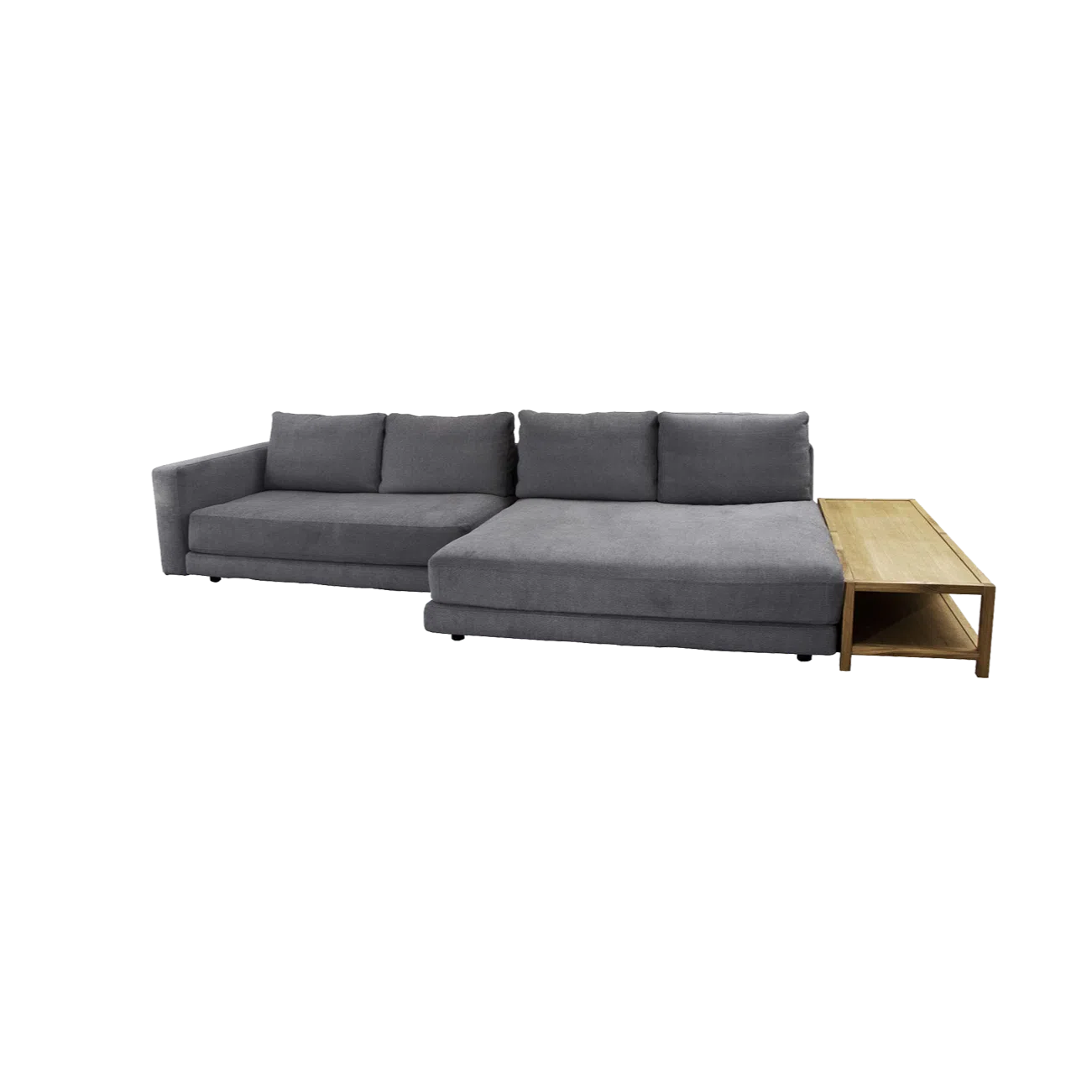 Cane-line Scale 2-Seater Sofa with Double Daybed, Armrest & Table-Beaumonde