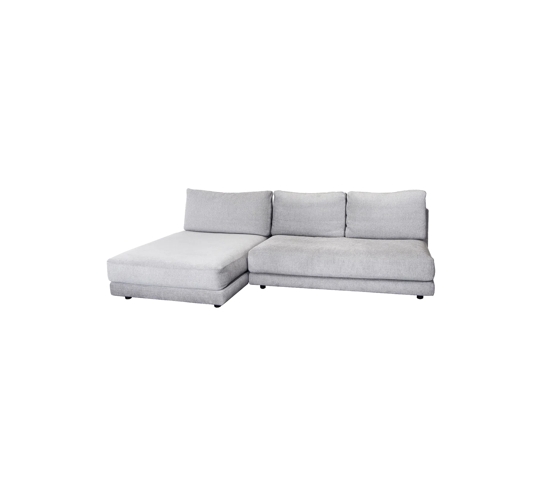 Cane-line Scale 2-Seater Sofa with Single Daybed & Armrest-Beaumonde