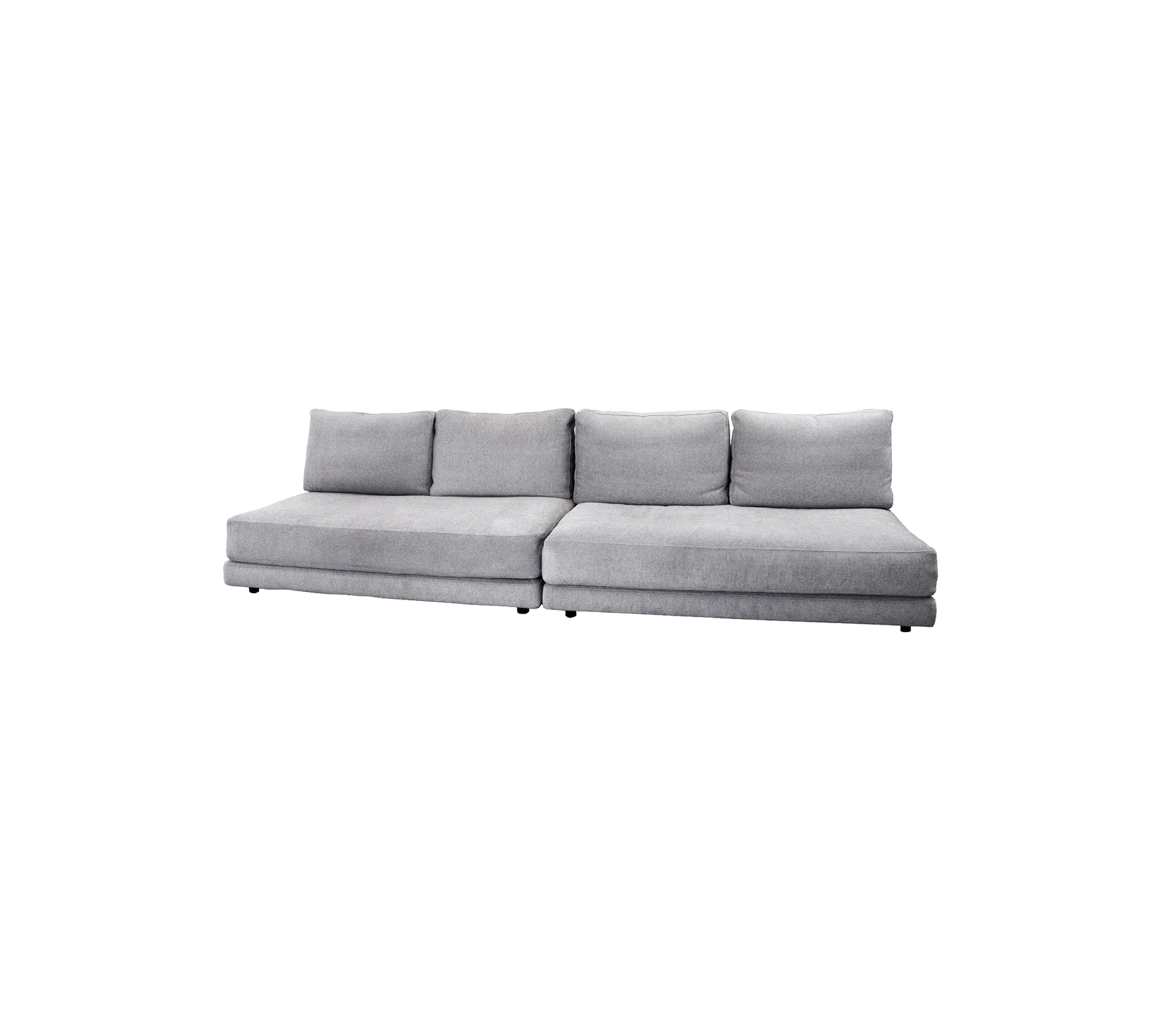 Cane-line Scale 2 X 2-Seater Sofa with Armrest-Beaumonde