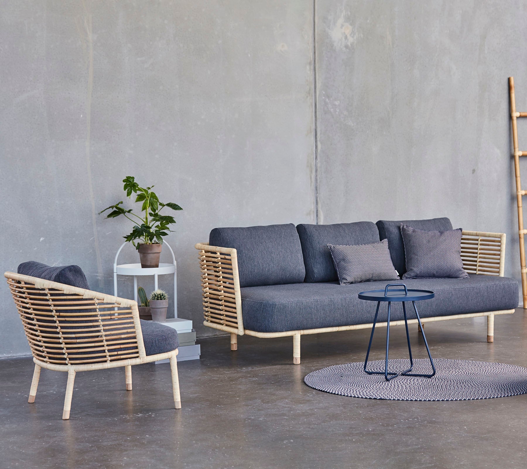 Cane-line Sense 3-Seater Sofa Frame Indoor-Beaumonde