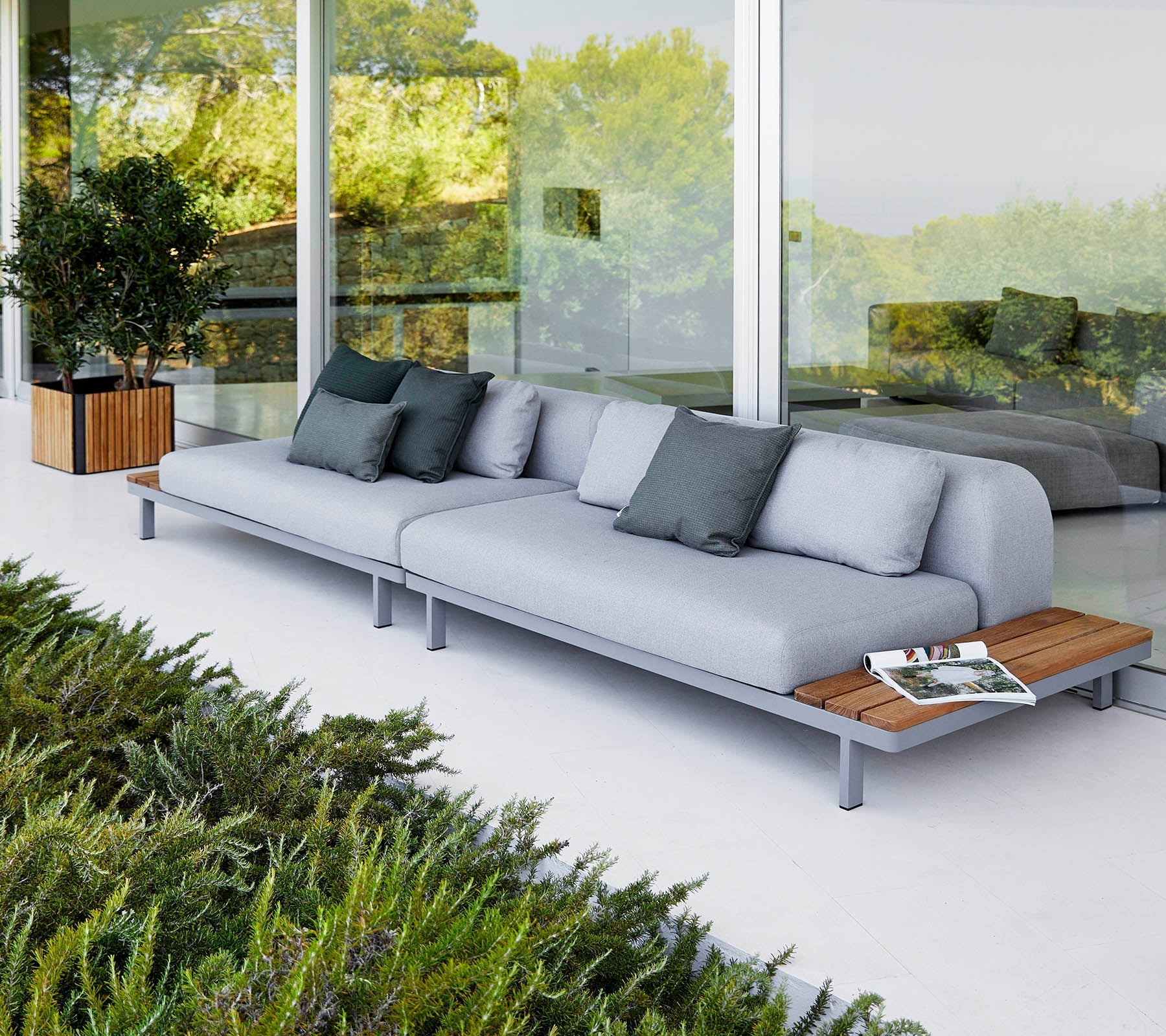 Cane-line Space 2-Seater Module Sofa-Beaumonde