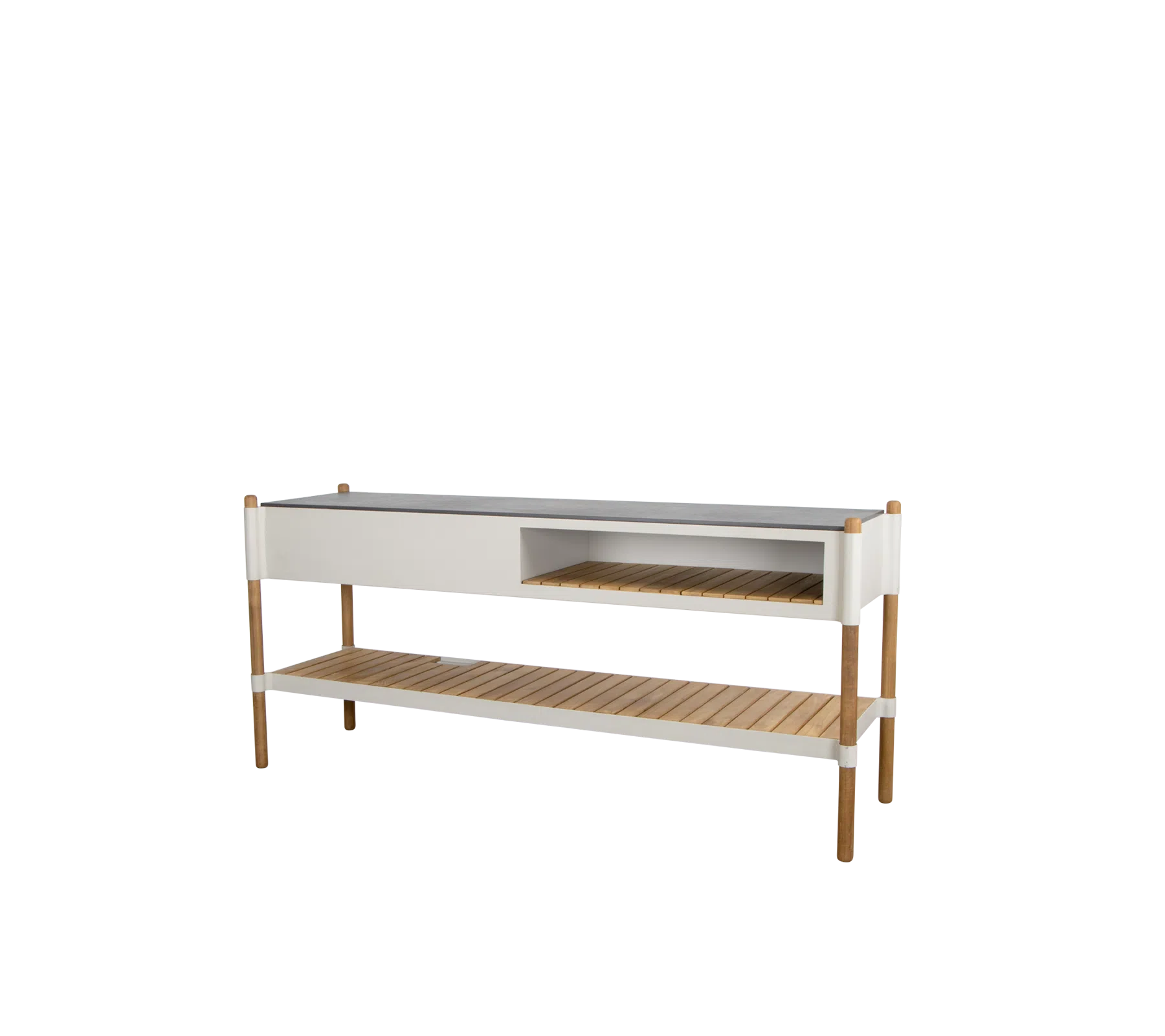 Cane-line Sticks Kitchen Module with Teak Shelf-Beaumonde