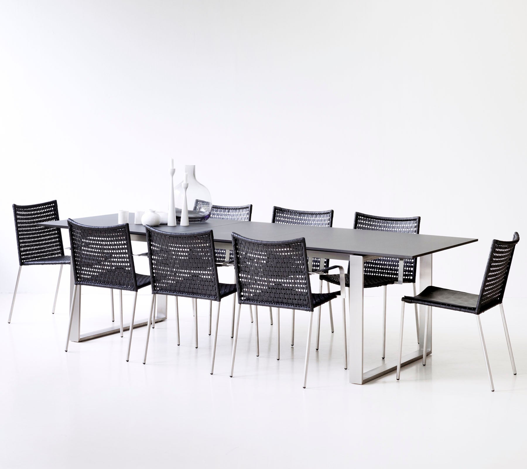 Cane-line Straw Armchair Indoor, Stackable-Beaumonde