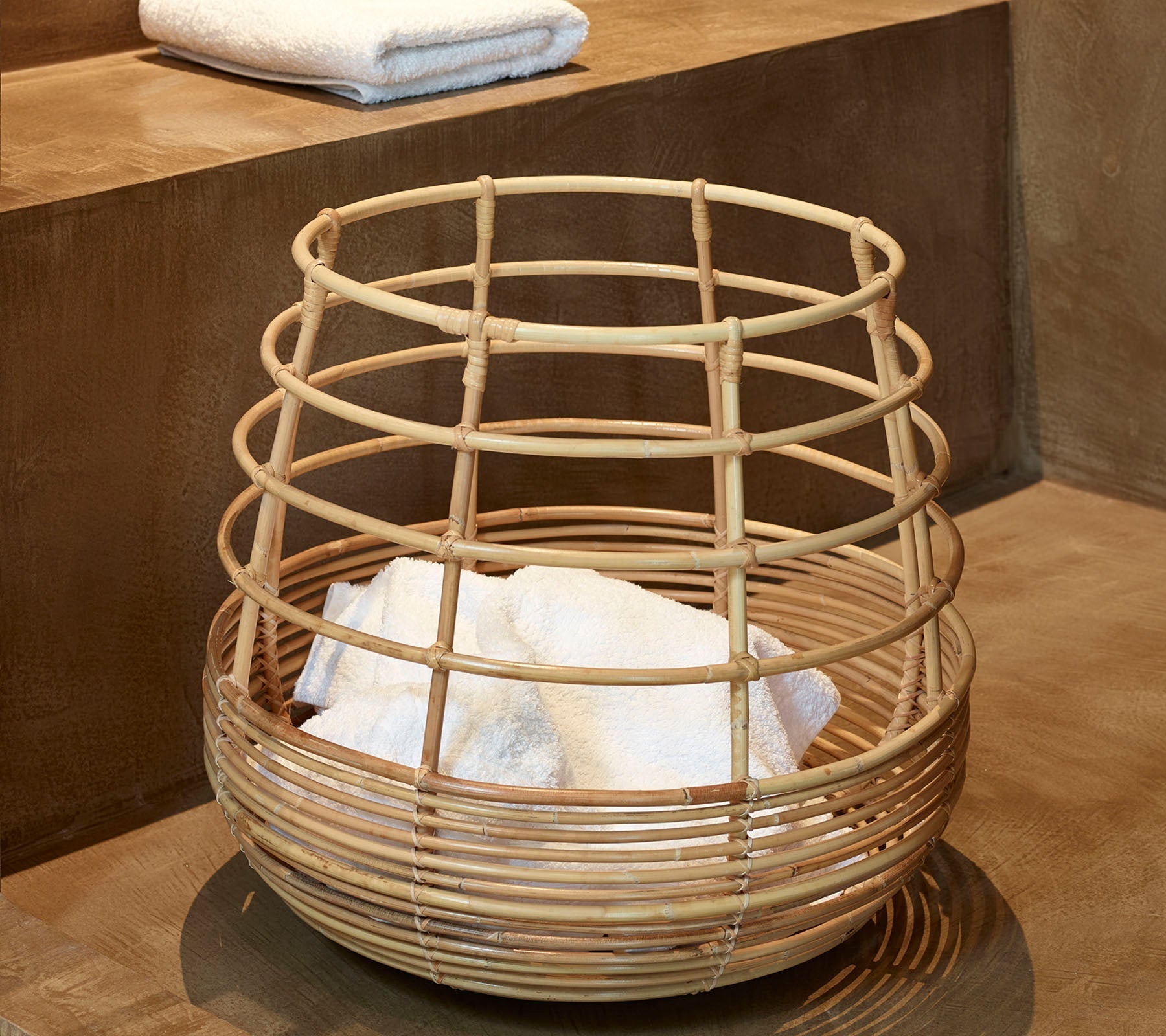 Cane-line Sweep Basket Indoor, Round-Beaumonde