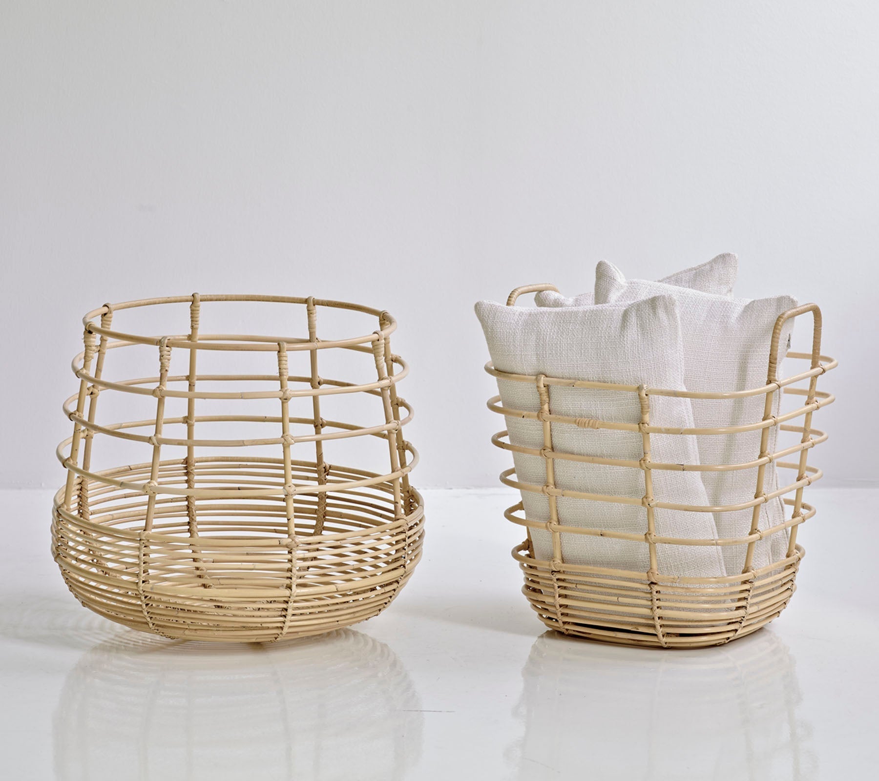 Cane-line Sweep Basket Indoor, Square-Beaumonde