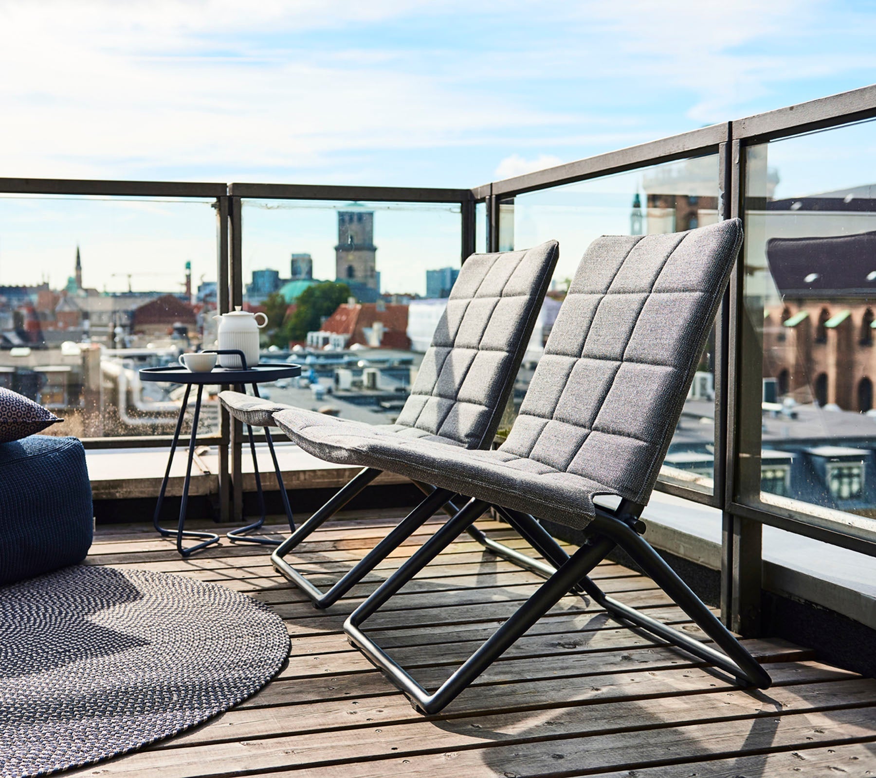 Cane-line Traveller Lounge Folding Chair-Beaumonde