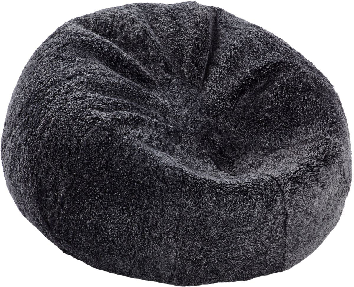 Natures Collection Round Sheepskin Bean Bag | Short Wool | Medium | Large