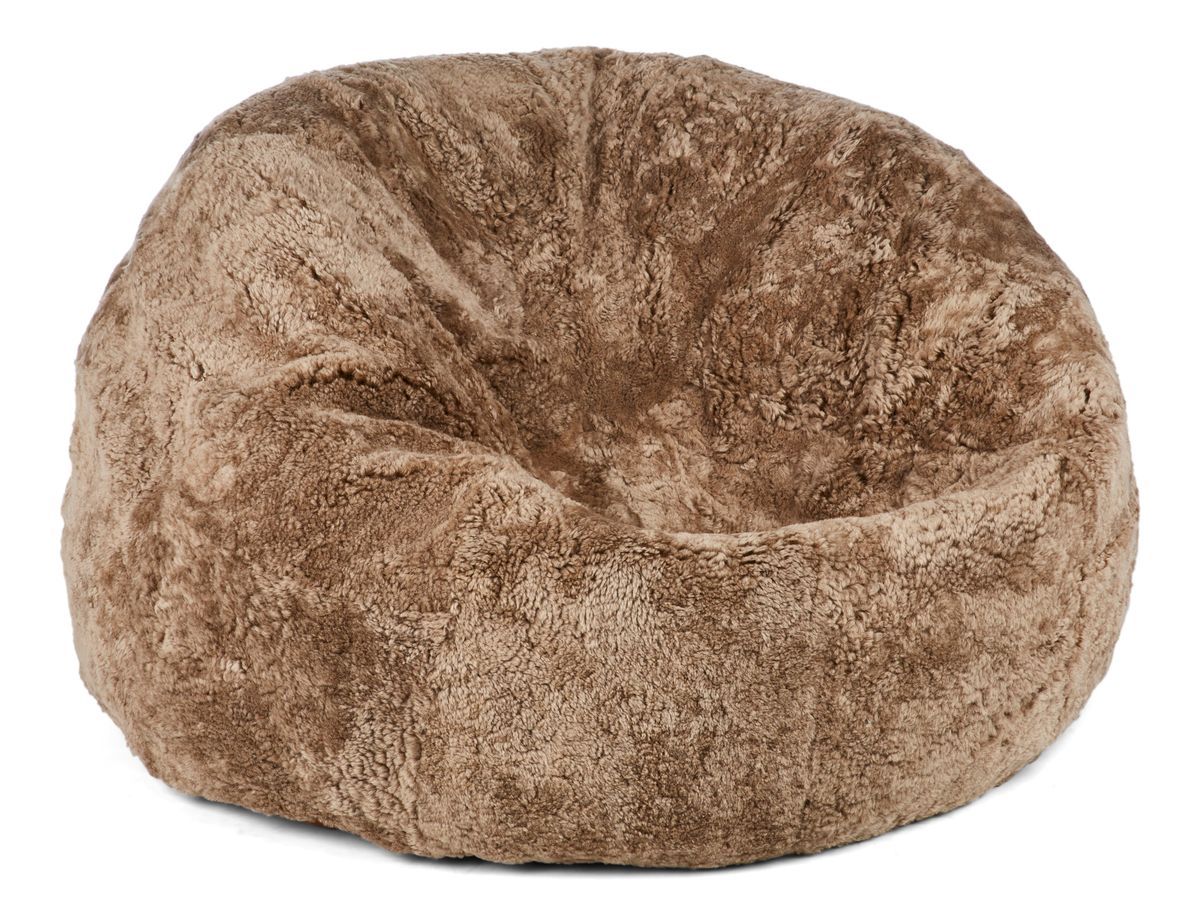Natures Collection Round Sheepskin Bean Bag | Short Wool | Medium | Large