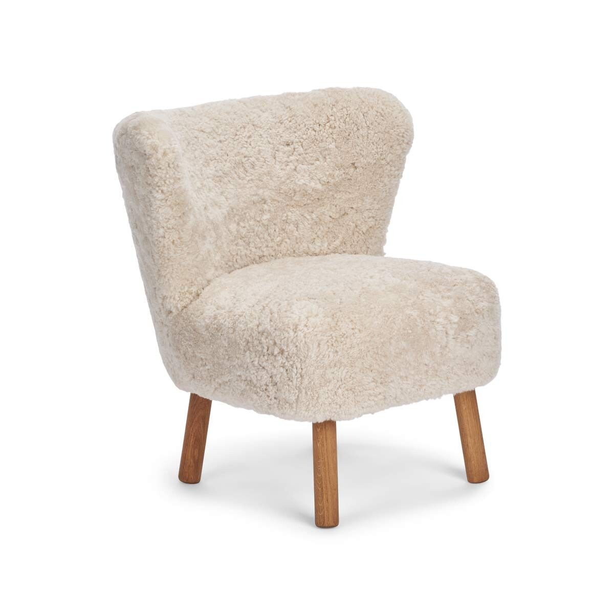 Natures Collection Emily Lounge Chair | Short Wool
