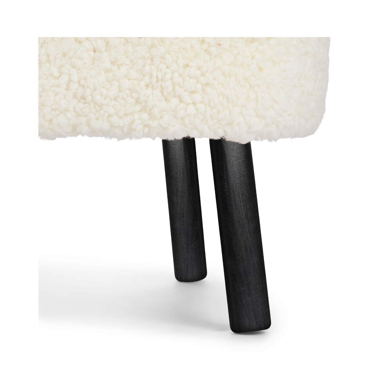 Natures Collection Emily Lounge Chair | Short Wool