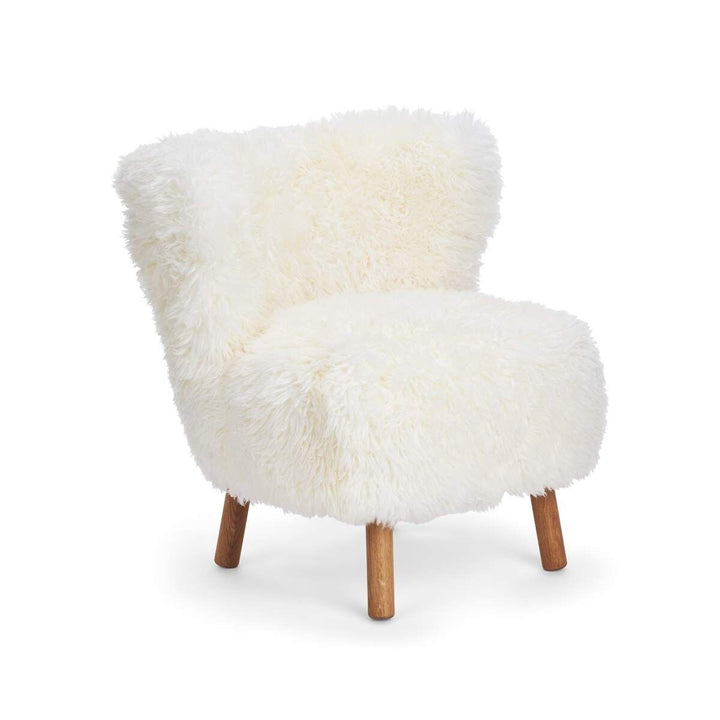 Natures Collection Emily Lounge Chair | Long Wool