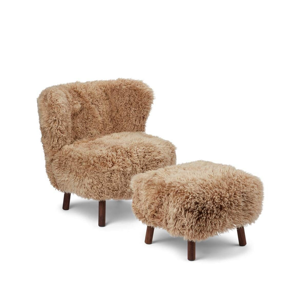 Natures Collection Emily Lounge Chair | Long Wool