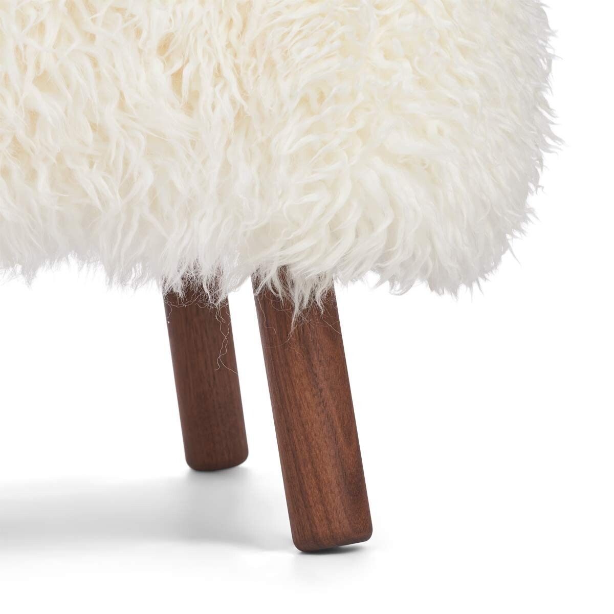 Natures Collection Emily Lounge Chair | Tibetan Curly Long Wool
