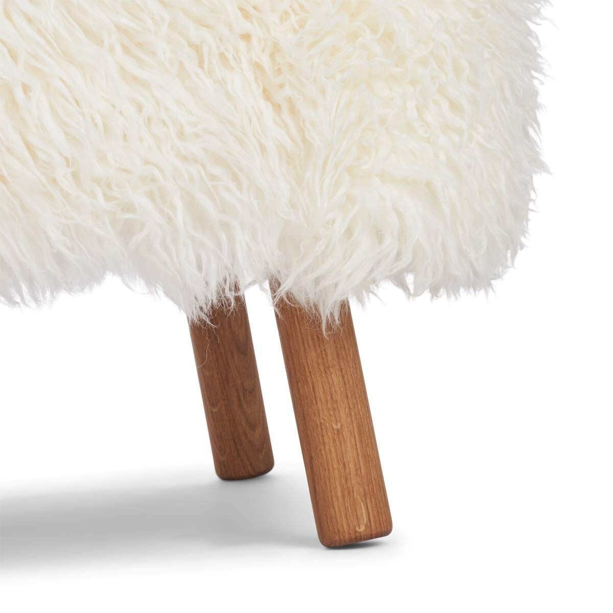 Natures Collection Emily Lounge Chair | Tibetan Curly Long Wool