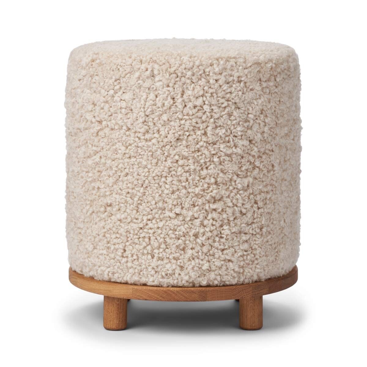 Natures Collection Simon Stool | Short Wool