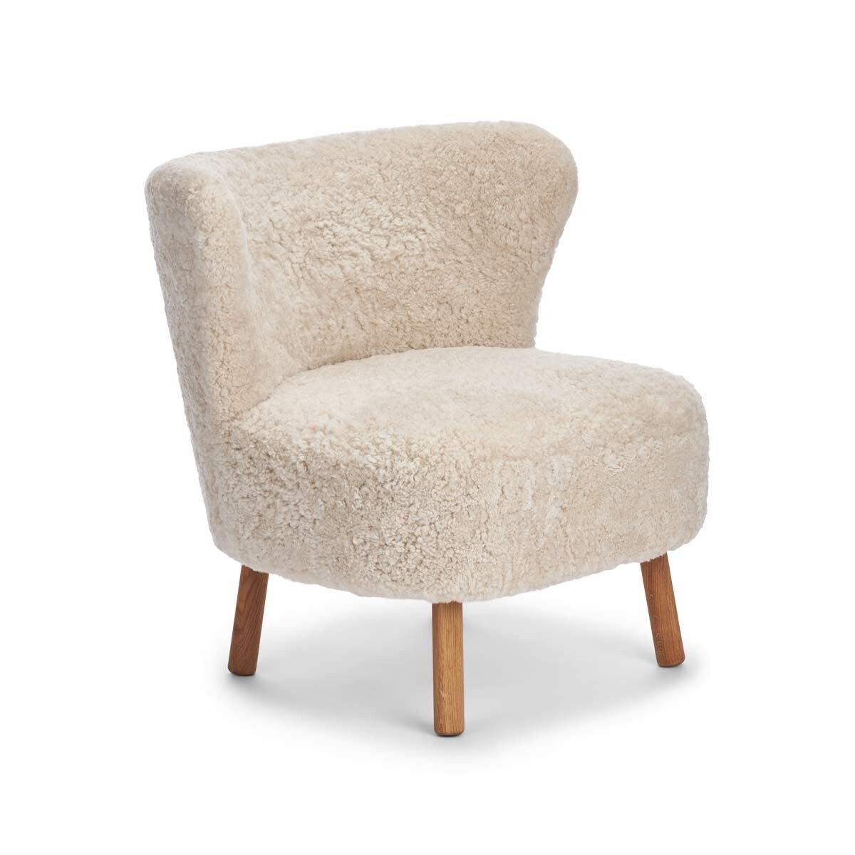 Natures Collection Emil Lounge Chair | Short Wool