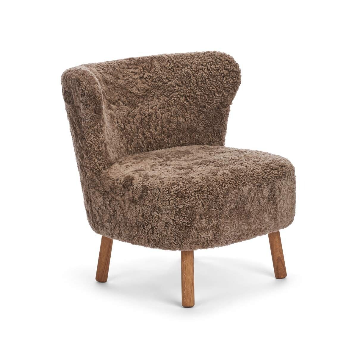 Natures Collection Emil Lounge Chair | Short Wool