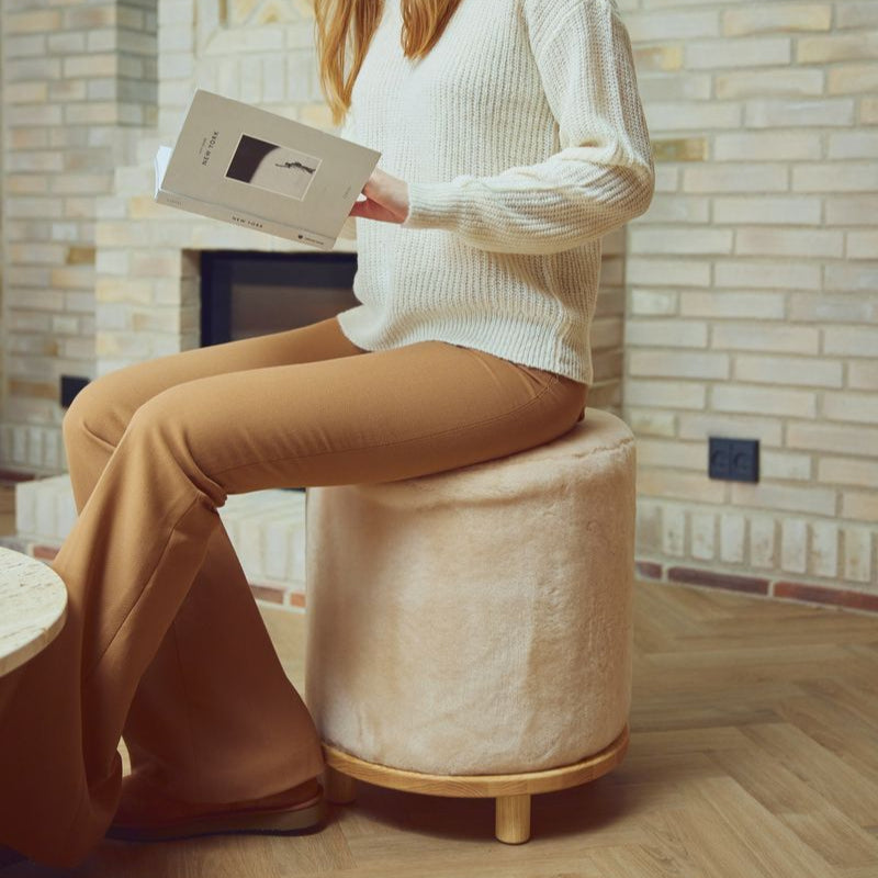 Natures Collection Simon Stool | Moccasin
