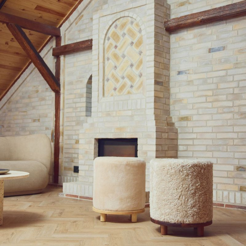 Natures Collection Simon Stool | Moccasin