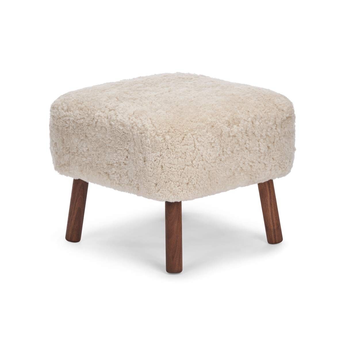 Natures Collection Emil Foot Rest Stool | Short Wool