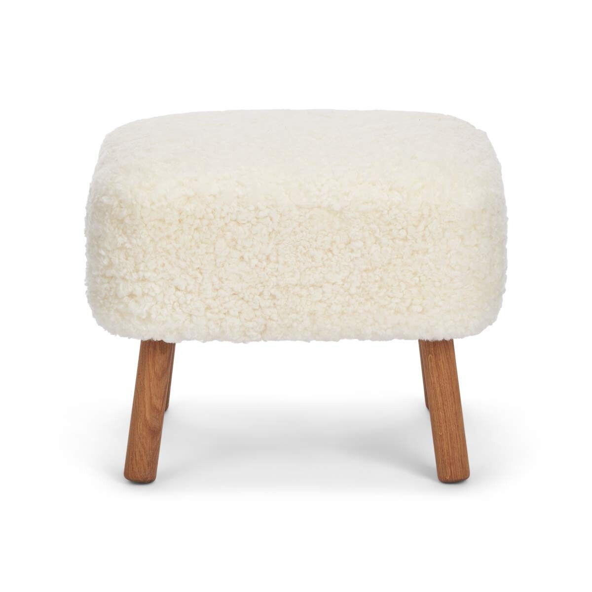 Natures Collection Emil Foot Rest Stool | Short Wool
