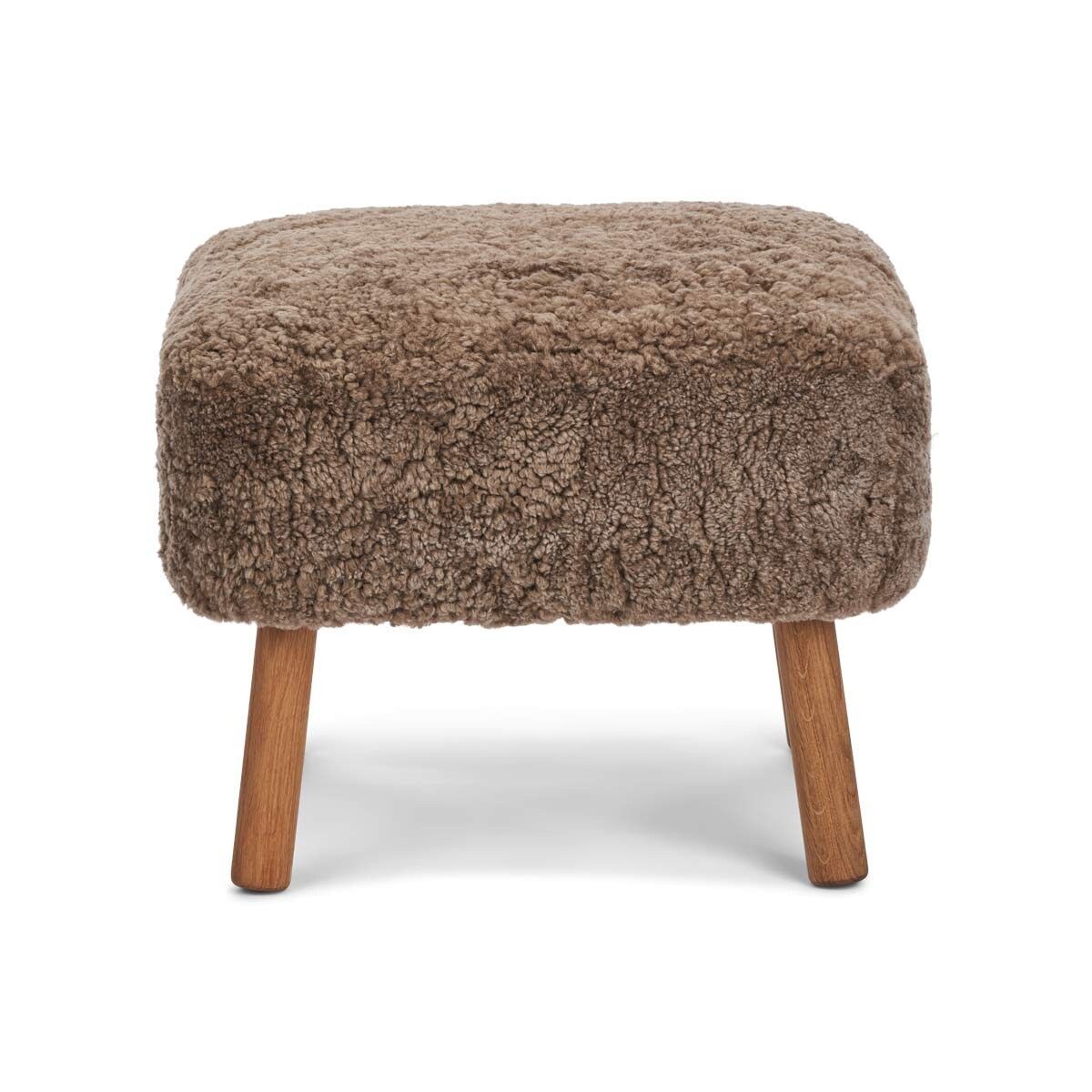 Natures Collection Emil Foot Rest Stool | Short Wool