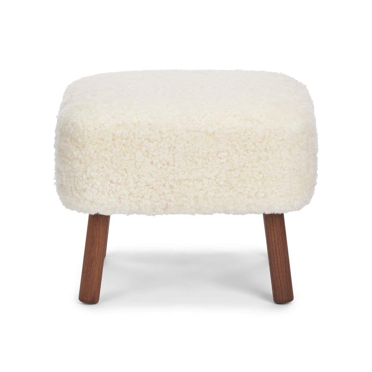 Natures Collection Emil Foot Rest Stool | Short Wool