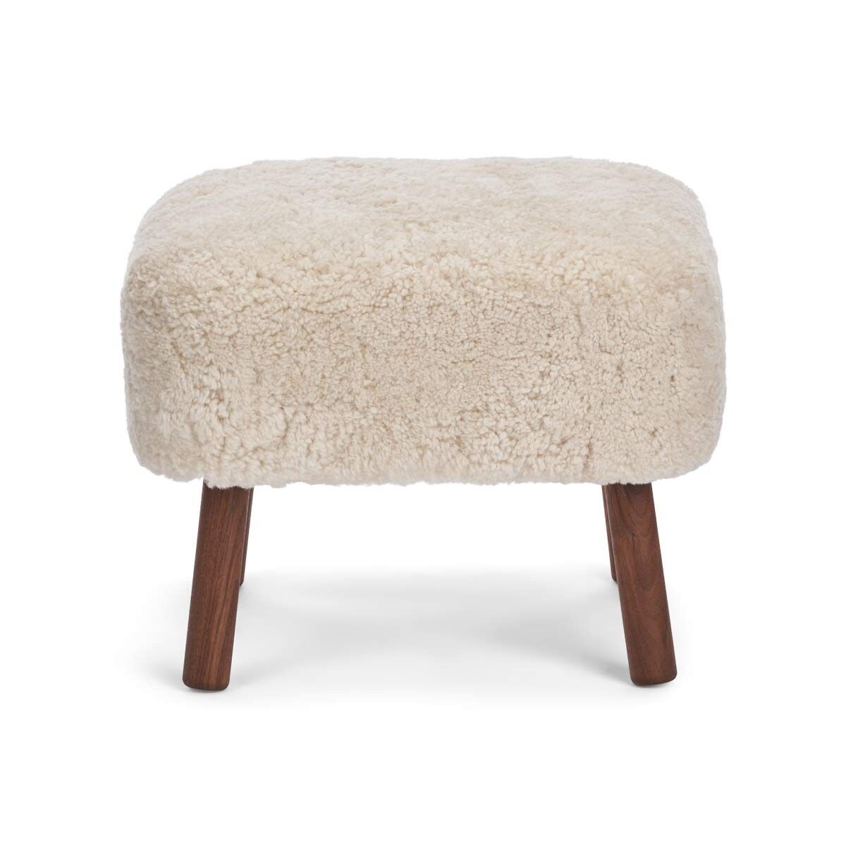 Natures Collection Emil Foot Rest Stool | Short Wool