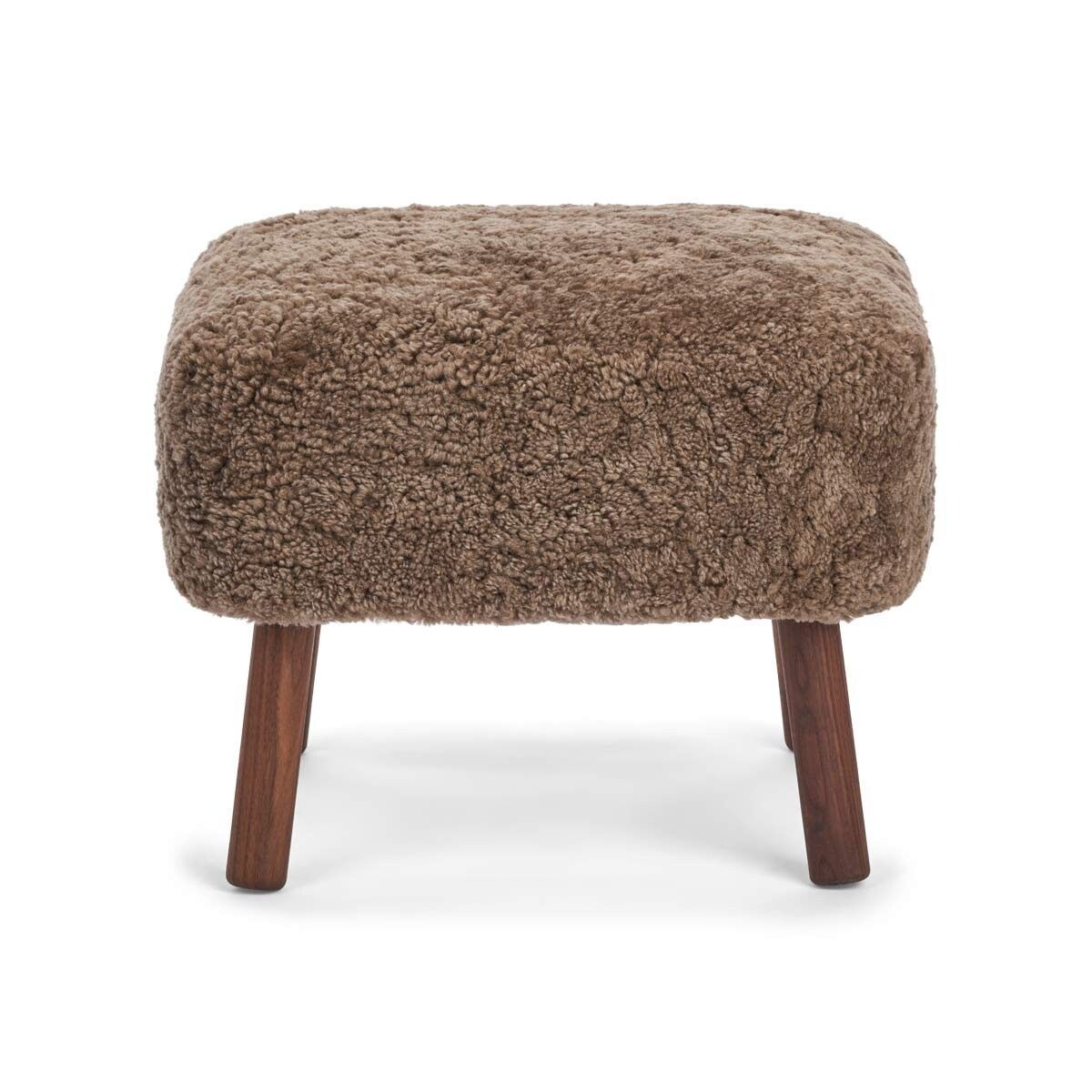 Natures Collection Emil Foot Rest Stool | Short Wool