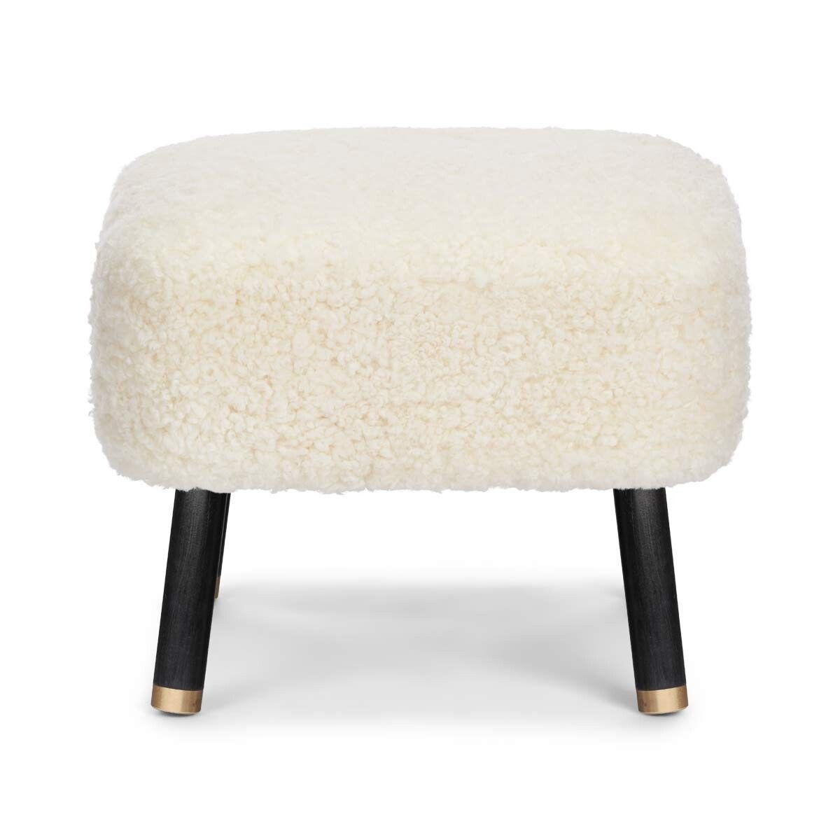 Natures Collection Emil Foot Rest Stool | Short Wool