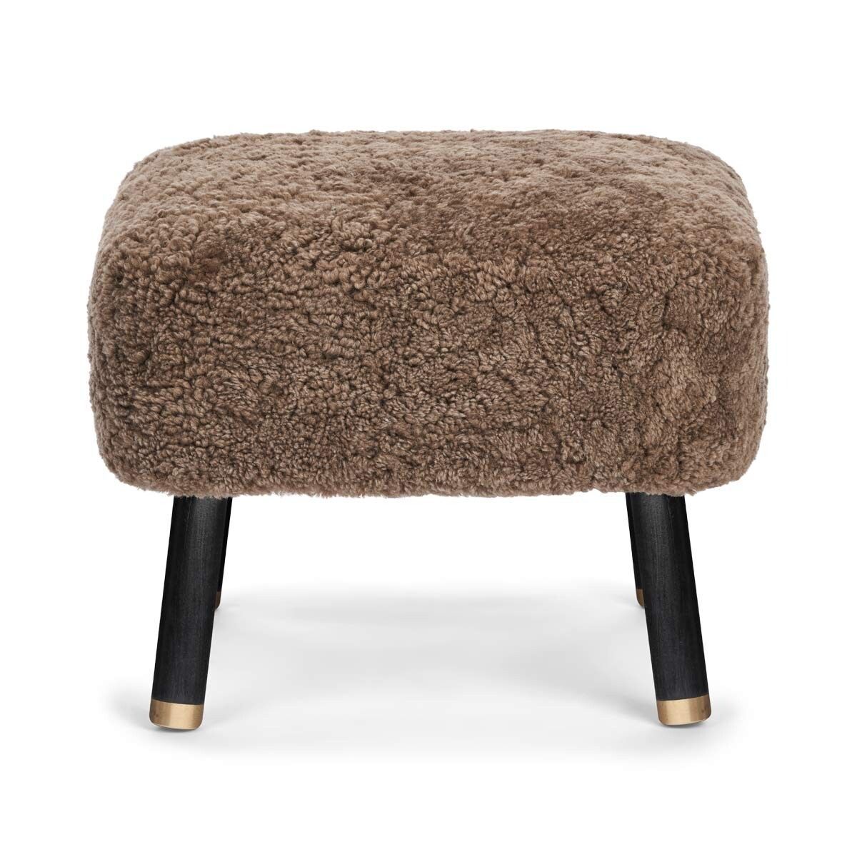 Natures Collection Emil Foot Rest Stool | Short Wool