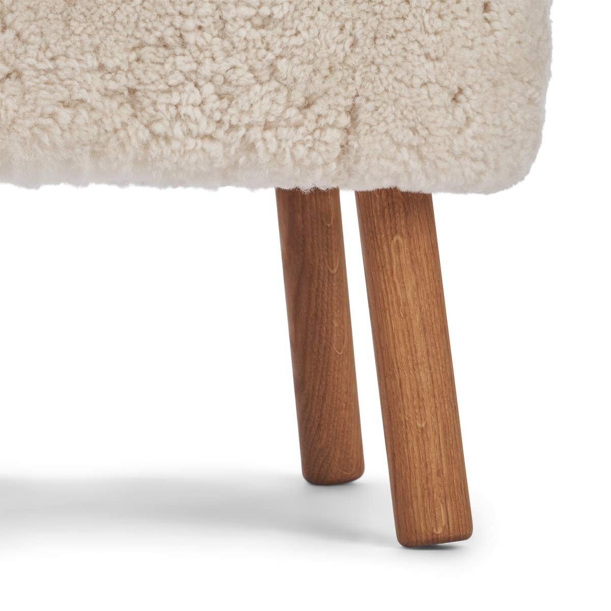 Natures Collection Emil Foot Rest Stool | Short Wool