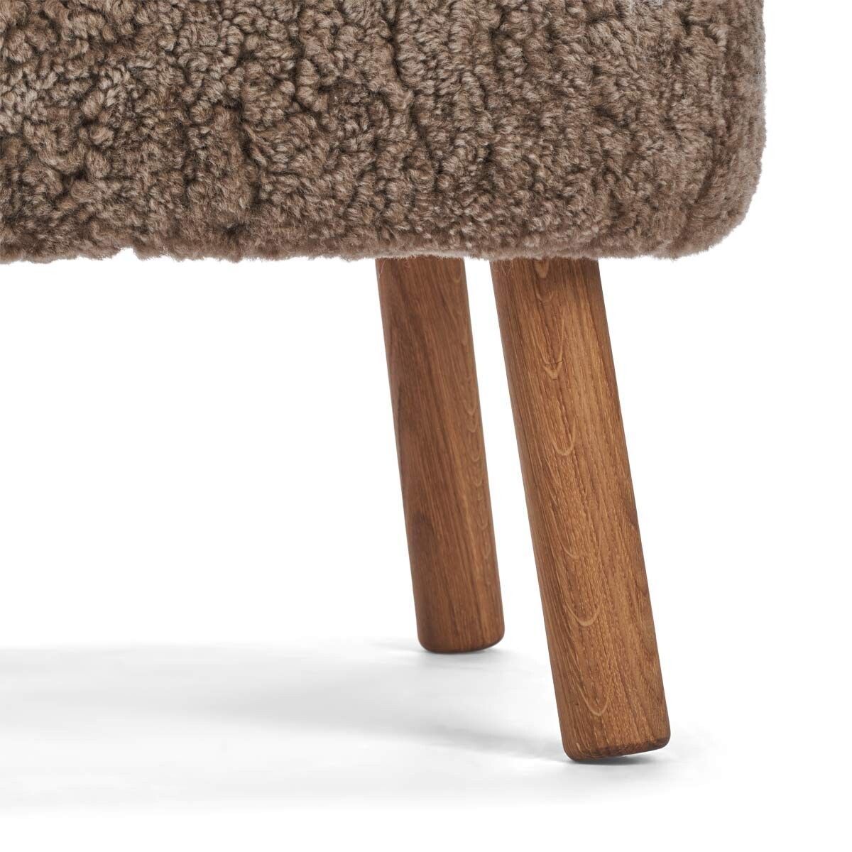 Natures Collection Emil Foot Rest Stool | Short Wool