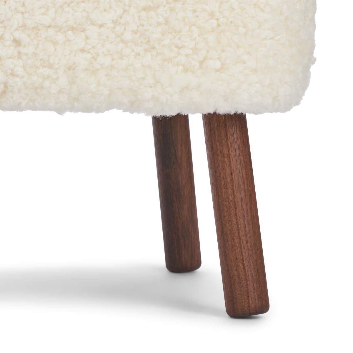 Natures Collection Emil Foot Rest Stool | Short Wool