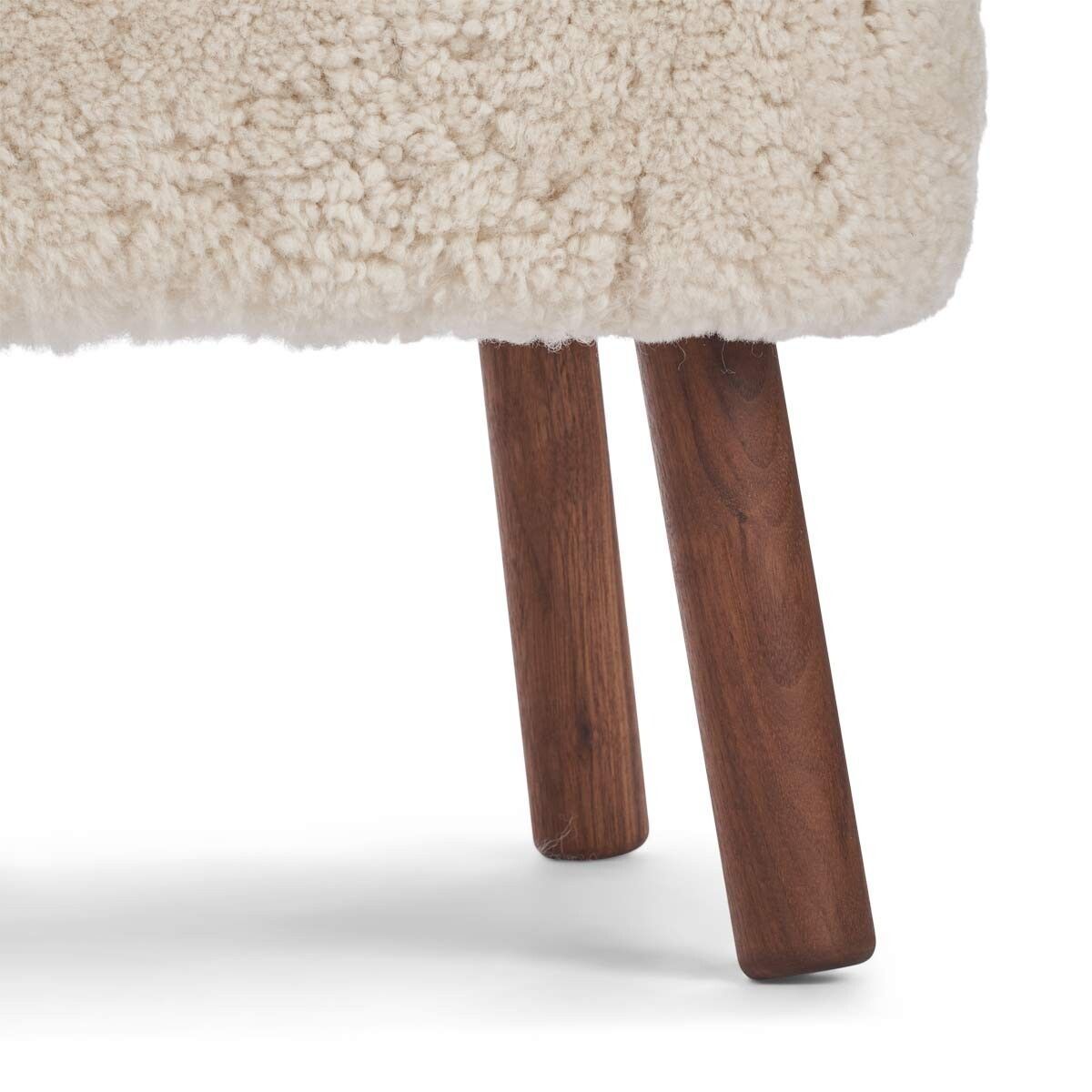 Natures Collection Emil Foot Rest Stool | Short Wool