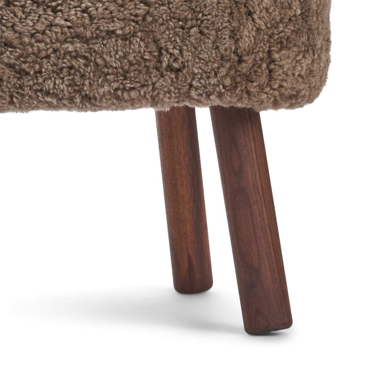 Natures Collection Emil Foot Rest Stool | Short Wool
