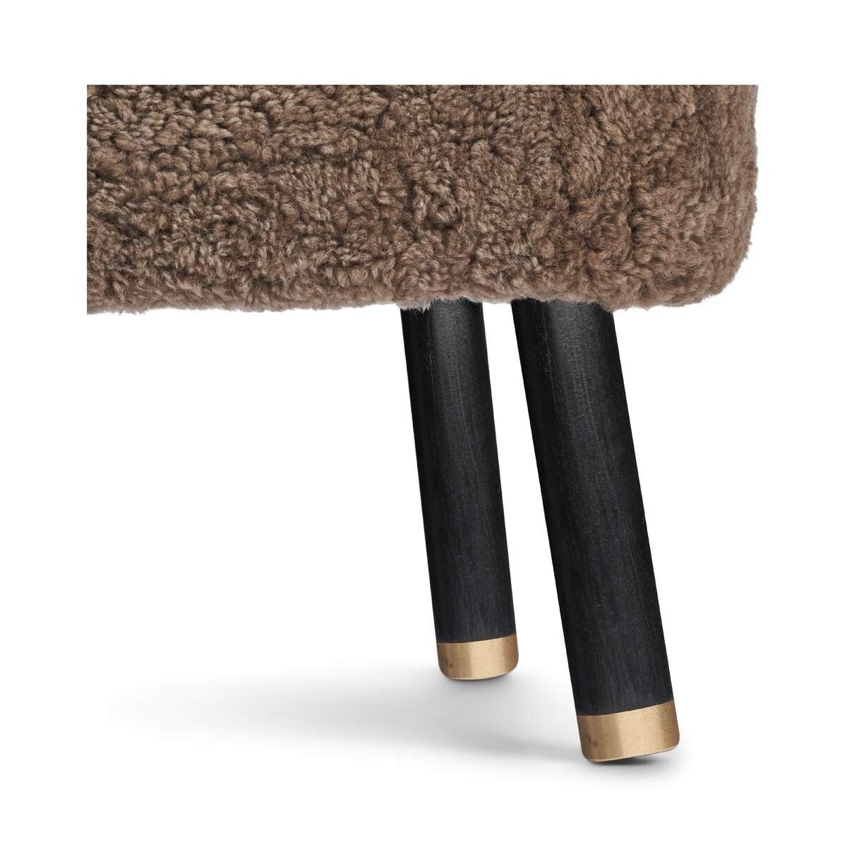 Natures Collection Emil Foot Rest Stool | Short Wool