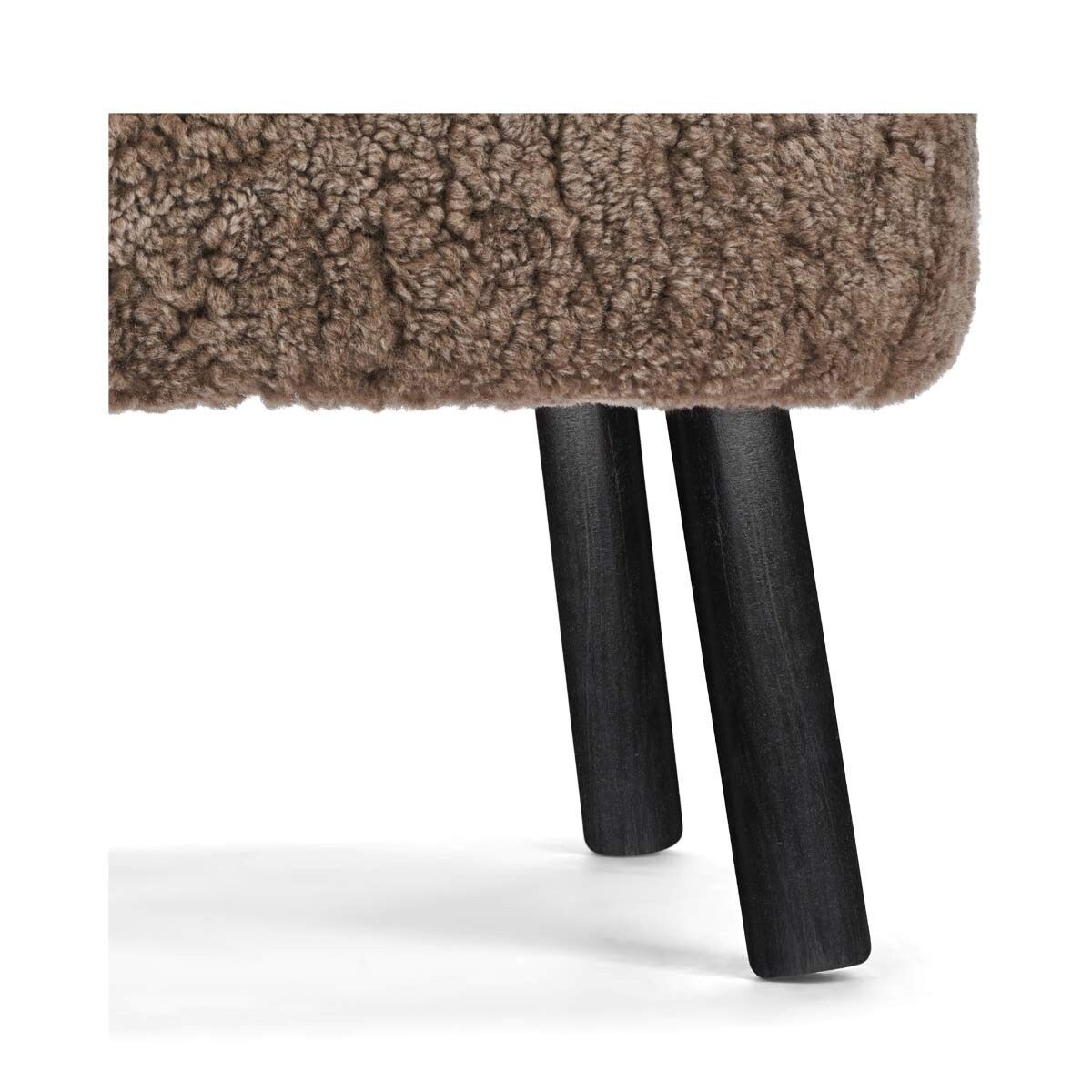 Natures Collection Emil Foot Rest Stool | Short Wool