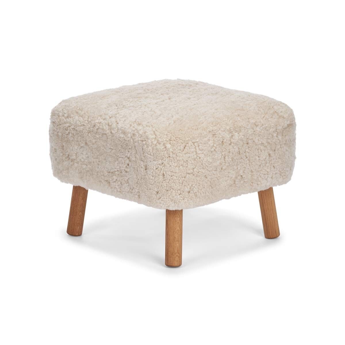 Natures Collection Emily Foot Rest | Short Wool