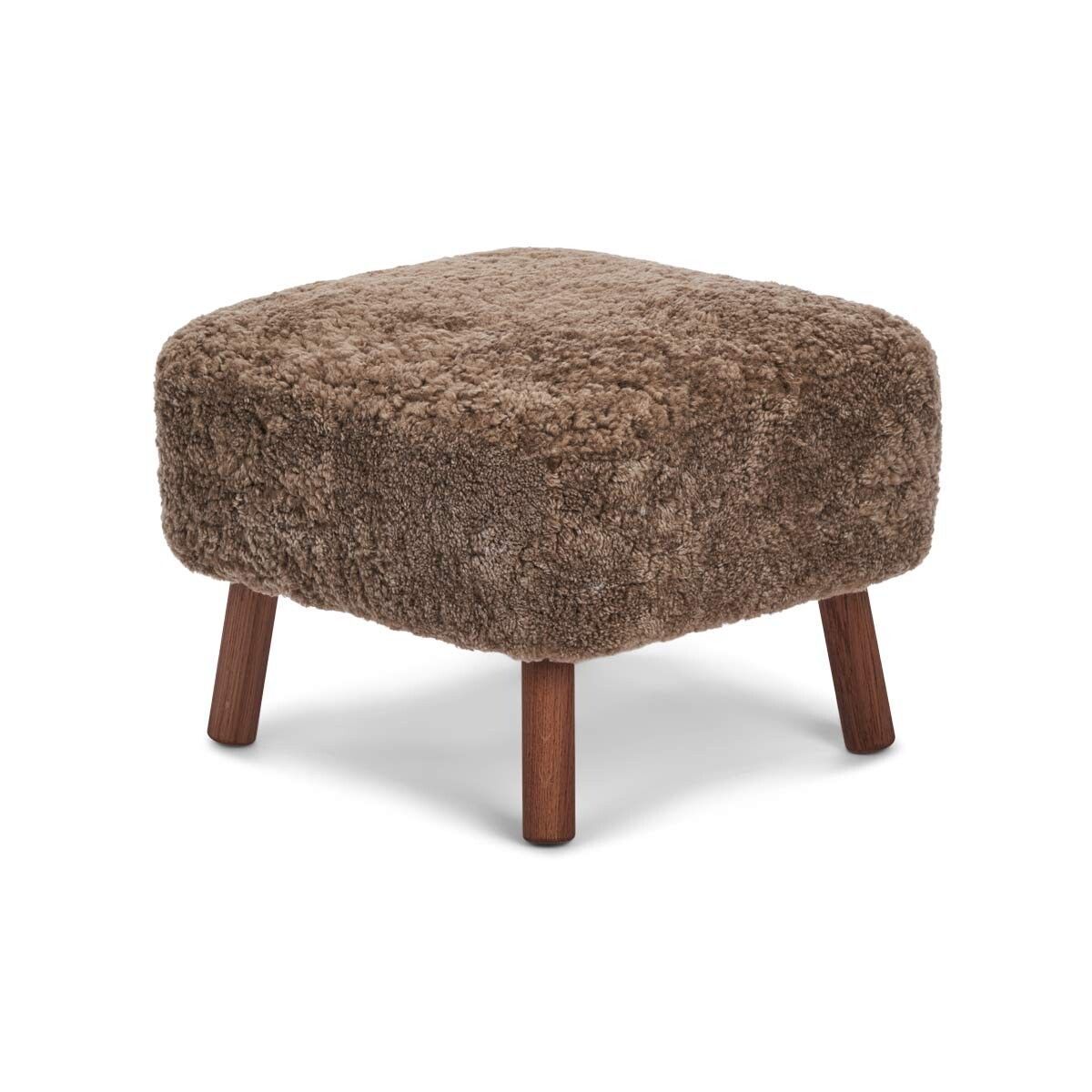 Natures Collection Emily Foot Rest | Short Wool