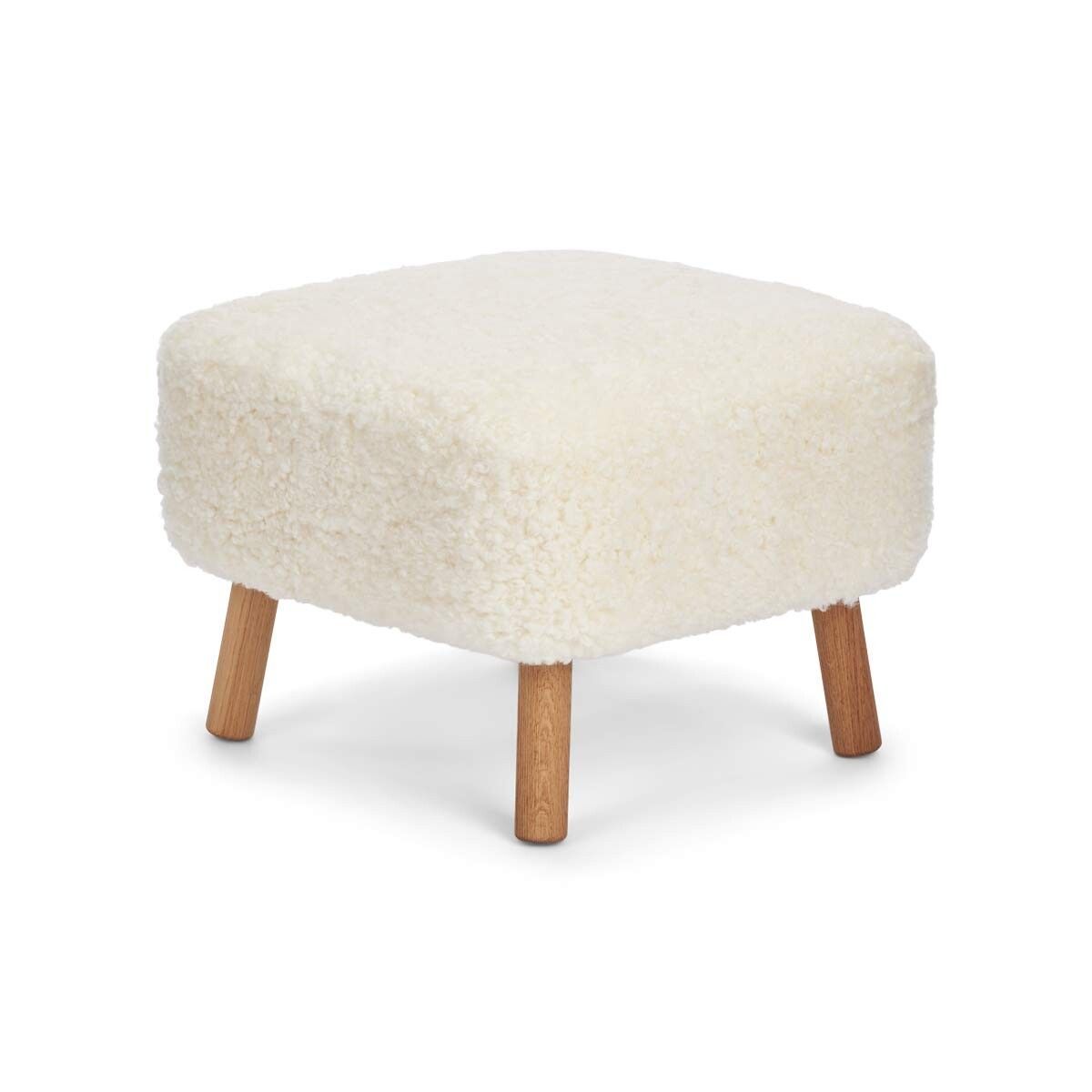 Natures Collection Emily Foot Rest | Short Wool